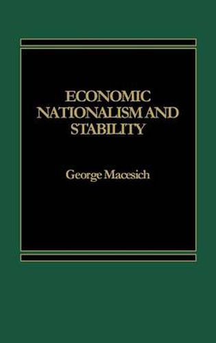 Cover image for Economic Nationalism and Stability