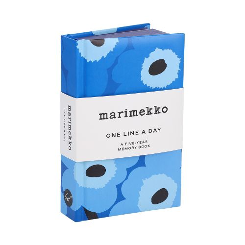 Cover image for Marimekko One Line a Day (Blue Unikko)