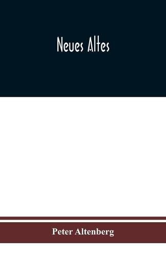 Cover image for Neues Altes