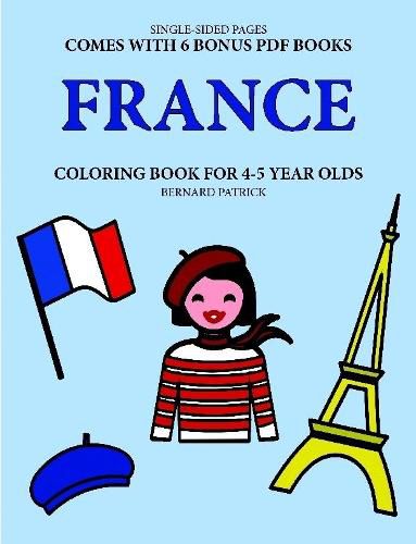 Cover image for Coloring Book for 4-5 Year Olds (France)