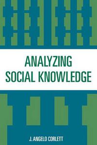 Cover image for Analyzing Social Knowledge