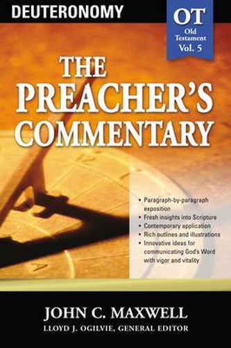 Cover image for The Preacher's Commentary - Vol. 05: Deuteronomy