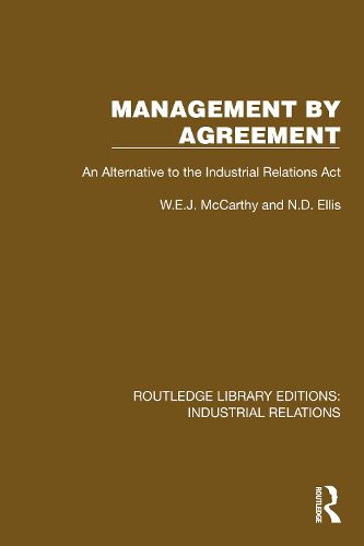Cover image for Management by Agreement