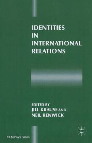 Cover image for Identities in International Relations