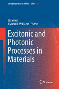 Cover image for Excitonic and Photonic Processes in Materials