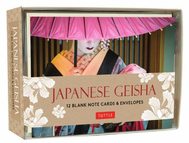 Japanese Geisha Note Cards: 12 Blank Note Cards and Envelopes