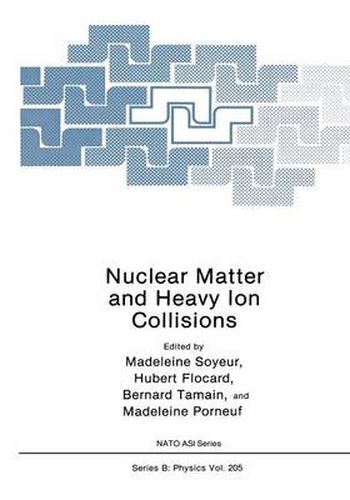 Cover image for Nuclear Matter and Heavy Ion Collisions