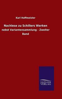 Cover image for Nachlese zu Schillers Werken