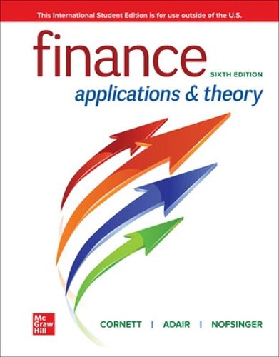 Cover image for ISE Finance: Applications and Theory