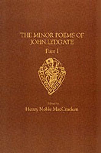 John Lydgate: The Minor Poems vol I Religious Poems