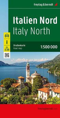 Cover image for Northern Italy, road map 1:500,000, freytag & berndt