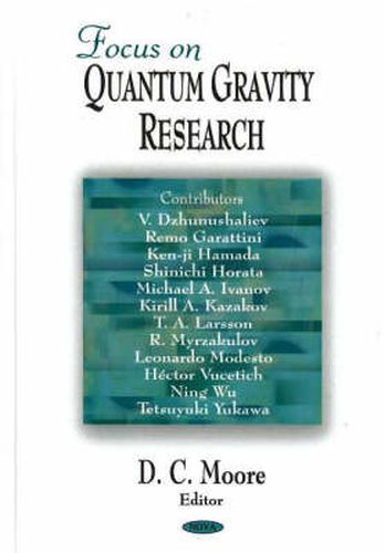 Cover image for Focus on Quantum Gravity Research