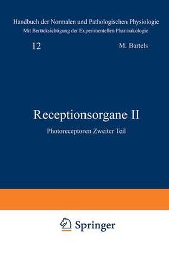 Cover image for Receptionsorgane II: Photoreceptoren Zweiter Teil