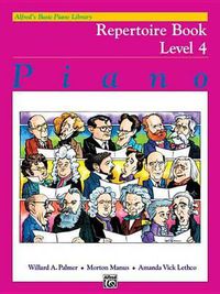 Cover image for Alfreds Basic Piano Library Repertoire Book 4