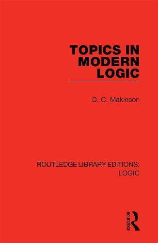 Cover image for Topics in Modern Logic