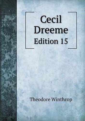 Cover image for Cecil Dreeme Edition 15