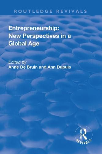 Cover image for Entrepreneurship: New Perspectives in a Global Age