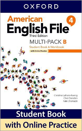 American English File: Level 4: Student Book/Workbook Multi-Pack B with Online Practice