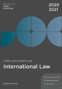 Cover image for Core Documents on International Law 2020-21