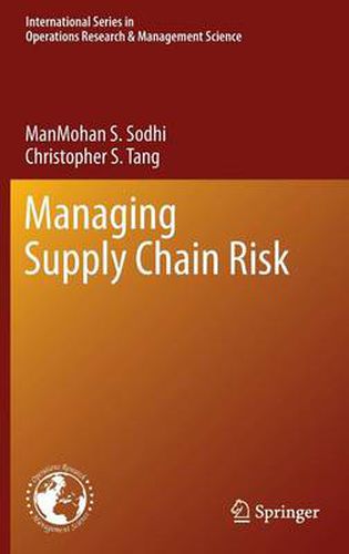 Cover image for Managing Supply Chain Risk