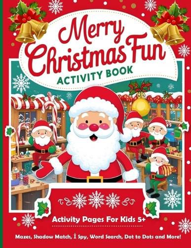 Cover image for CHRISTMAS Activity Book For Kids 5+