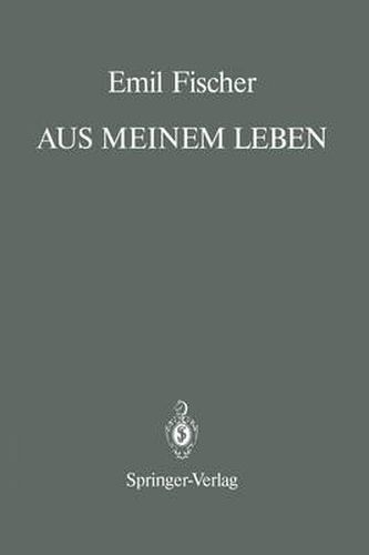 Cover image for Aus Meinem Leben: With a Prologue and an Epilogue by Bernhard Witkop