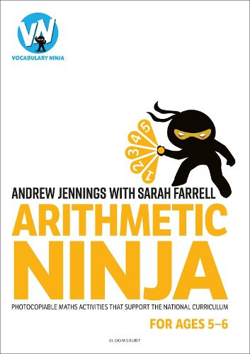 Cover image for Arithmetic Ninja for Ages 5-6: Maths activities for Year 1