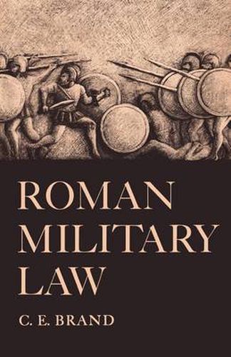 Cover image for Roman Military Law