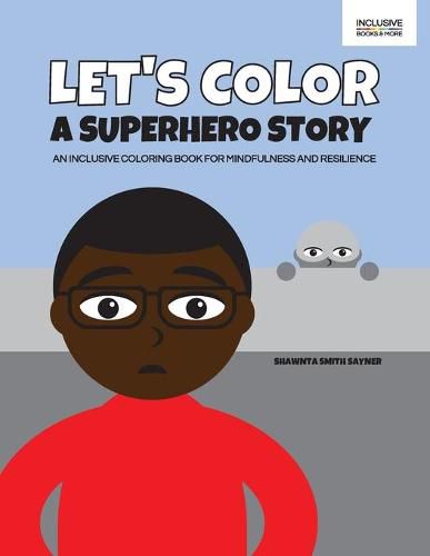 Cover image for Let's Color a Superhero Story