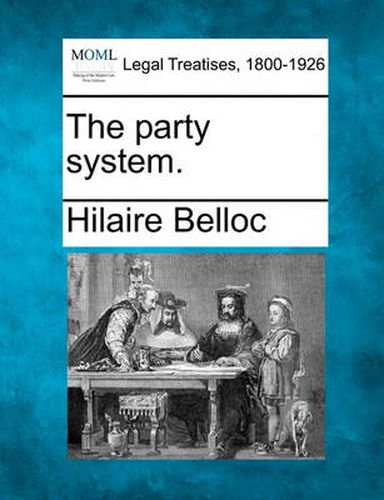 Cover image for The Party System.