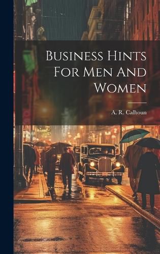 Cover image for Business Hints For Men And Women