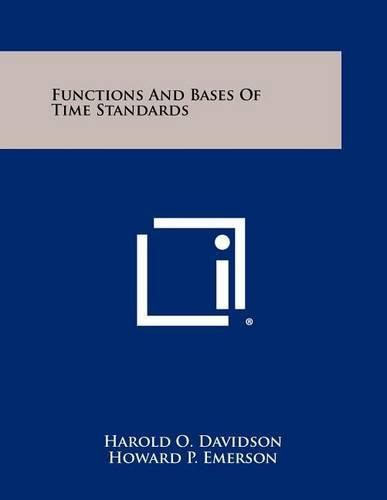 Cover image for Functions and Bases of Time Standards