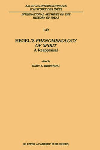 Cover image for Hegel's Phenomenology of Spirit: A Reappraisal