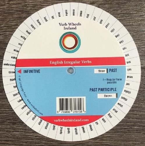 English Irregular Verb Wheel: Pocket Size