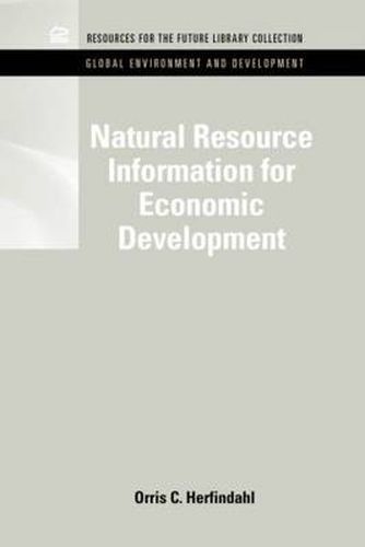 Cover image for Natural Resource Information for Economic Development