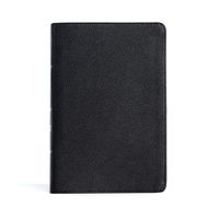 Cover image for CSB Giant Print Reference Bible, Black Genuine Leather