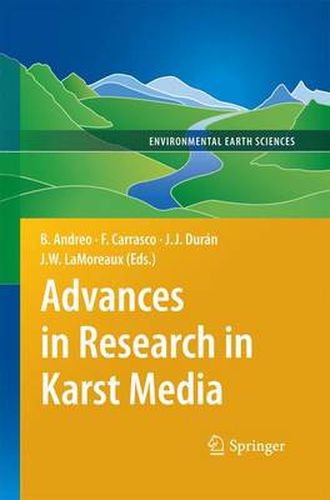 Cover image for Advances in Research in Karst Media