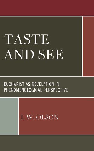 Cover image for Taste and See