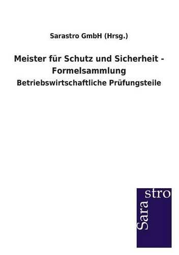 Cover image for Meister fur Schutz und Sicherheit - Formelsammlung