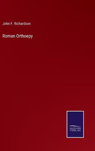 Cover image for Roman Orthoepy