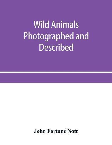 Cover image for Wild animals photographed and described