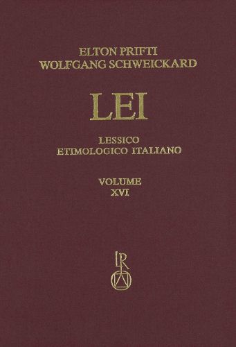 Cover image for Lessico Etimologico Italiano. Band 16 (XVI)
