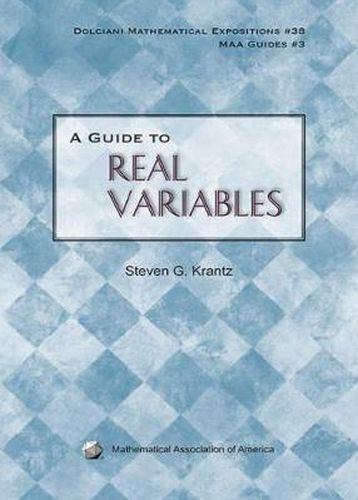 Cover image for A Guide to Real Variables