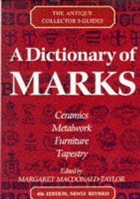 Cover image for A Dictionary of Marks