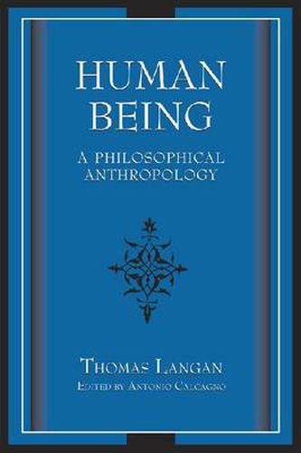 Cover image for Human Being: A Philosophical Anthropology