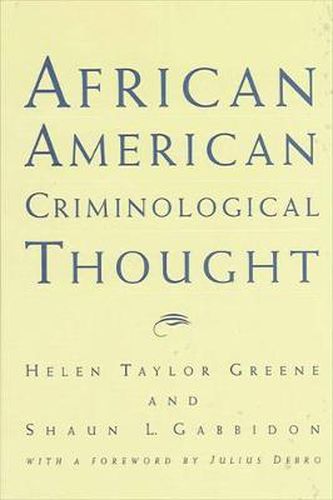 African American Criminological Thought