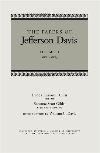 Cover image for The Papers of Jefferson Davis: 1880-1889