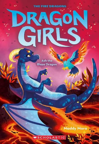 Cover image for Ash The Blaze Dragon (Dragon Girls #17)