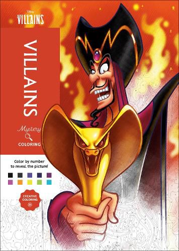 Cover image for Disney Mystery Coloring: Disney Villains