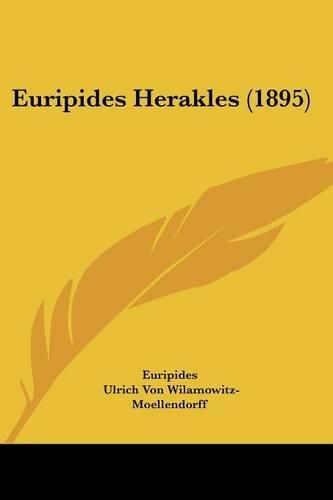 Cover image for Euripides Herakles (1895)